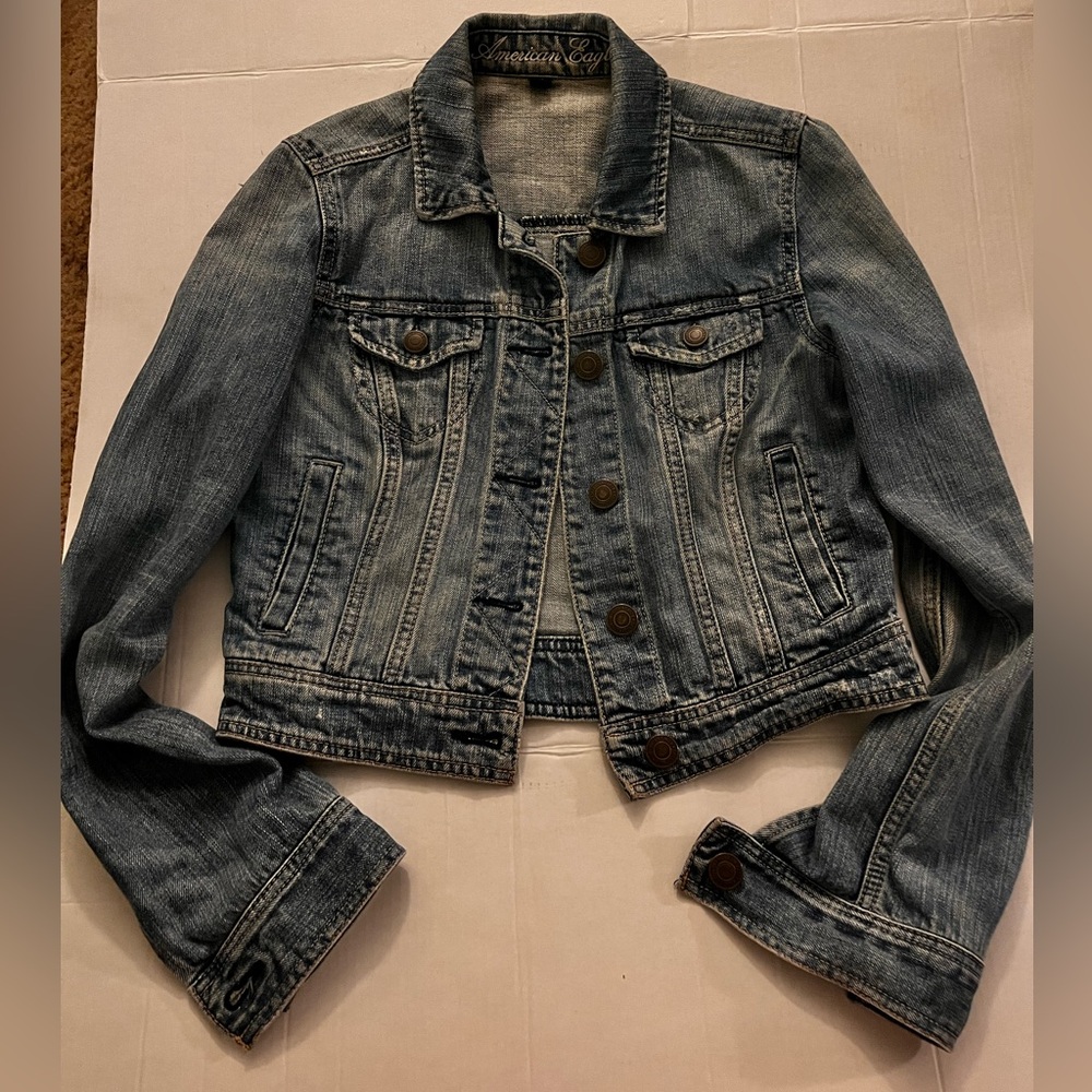 American Eagle Outfitters Blue Denim Jacket
